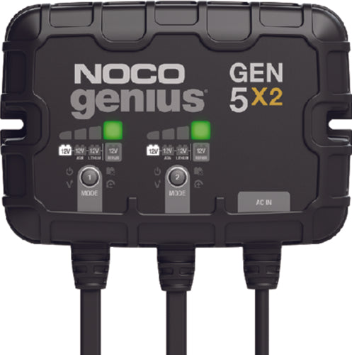 Battery Charger GEN5X2 On-Board, 2 Banks | NOCO GEN5X2