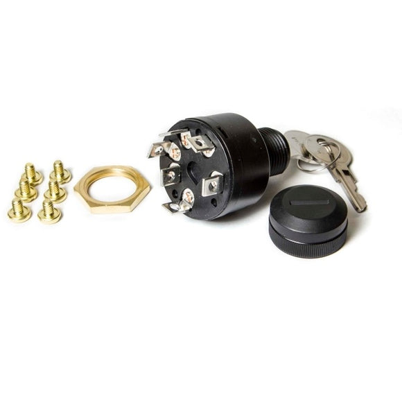 Outboard Ignition Switch without Push to Choke Accessory/Off/Run/Start - 4 Position | Sierra MP39730 - macomb-marine-parts.myshopify.com
