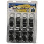 Boat Buckle 1 In. X 6 Ft. Cam Buckle Tie-Down Value 4 Pack F1263 - MacombMarineParts.com