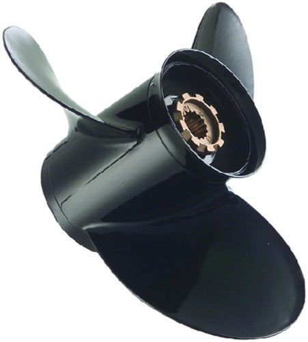 Black Diamond Aluminum Propeller 10 X 13 RH | Quicksilver QA3118R - macomb-marine-parts.myshopify.com