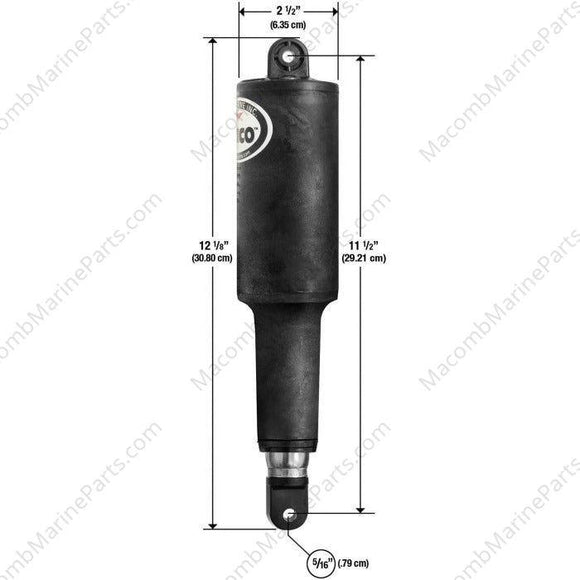 101 Series Standard Trim Tab Actuator 2.25 inch Stroke - 12 Volt | Lenco Marine 15054-001 - MacombMarineParts.com
