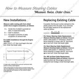 12 Ft. Old Style Xr-4 Rack Steering Cable | SeaStar SSC12412 - MacombMarineParts.com