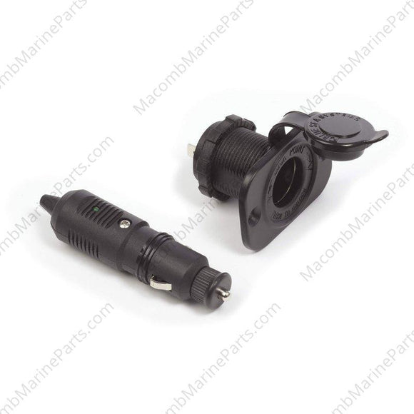 12 Volt Plug And Socket Set | Blue Sea 1015 - MacombMarineParts.com