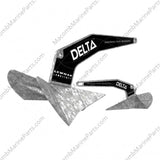Delta Fast-Set Anchor 6Kg/14Lbs Galvanized Steel | Lewmar 0057406 - MacombMarineParts.com