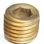 Crusader Plug, 1/16'' Npt, Soc Brass 45370