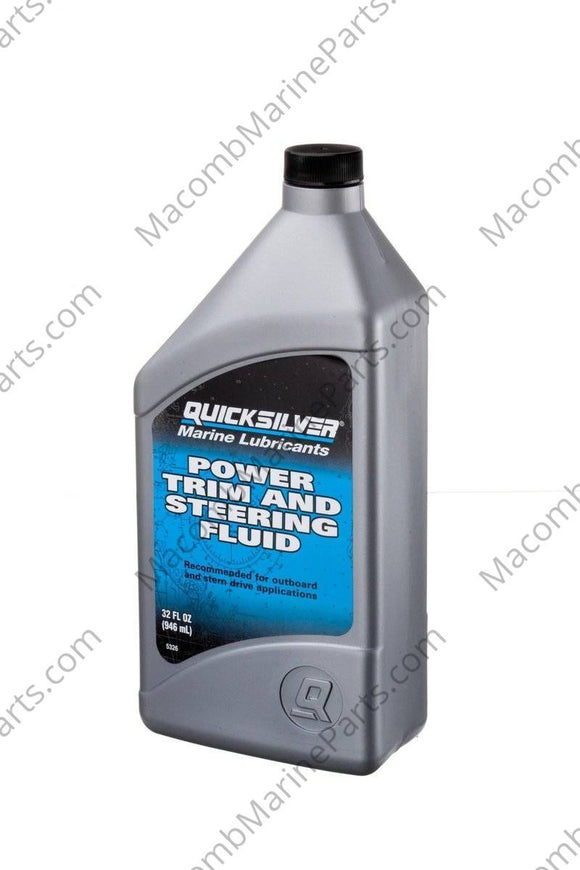 1 Qt. Power Trim and Steering Fluid | Quicksilver 92-858075Q01 - MacombMarineParts.com