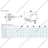 Epsilon Anchor Stainless Steel 10Kg/22Lbs | LEWMAR-0057510 - MacombMarineParts.com