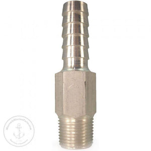 3/8" MNPTF x 1/2" Barb Aluminum Anti-Siphon Valve |  EVM A/S L-170-1/2