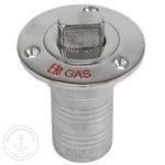 Whitecap Industries Push Up Deck Fill Gas 3 1/2 In. Red 6894