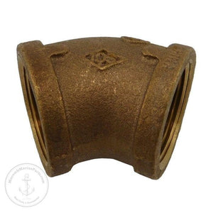 Pipe Elbow Bronze 45 Degree - 1/2 inch | ACR Industries 44-183