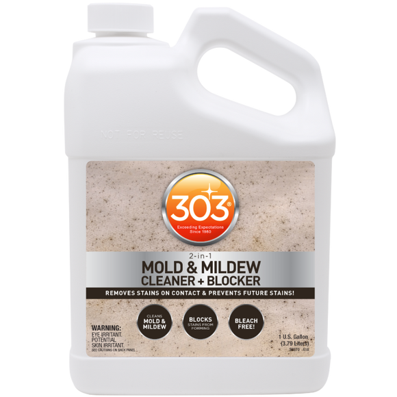 Mold & Mildew Cleaner + Blocker 128oz | 303 - 30589 - macomb-marine-parts.myshopify.com
