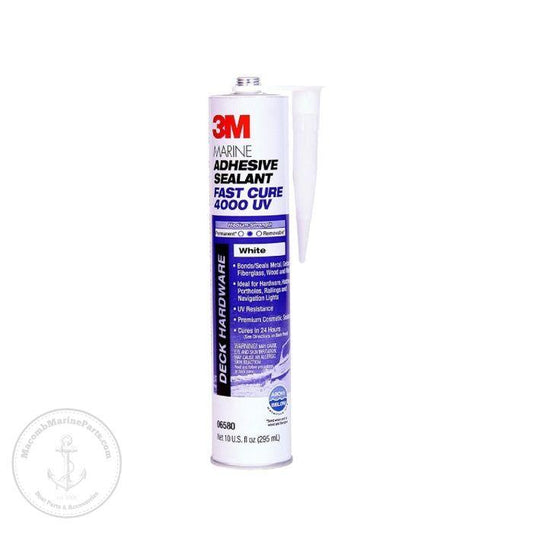 3M White 4000 UV Marine Adhesive Sealant Fast Cure - 10 oz.