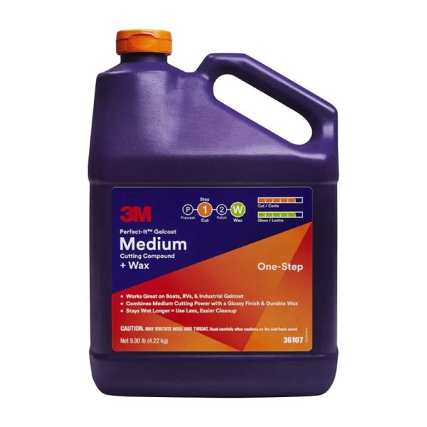 Perfect-it Gelcoat Cutting Compound plus Wax - 1 Gallon | 3M 36107