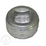 Barr Alum 3/4" Sq  Pipe Plug B50-092-075