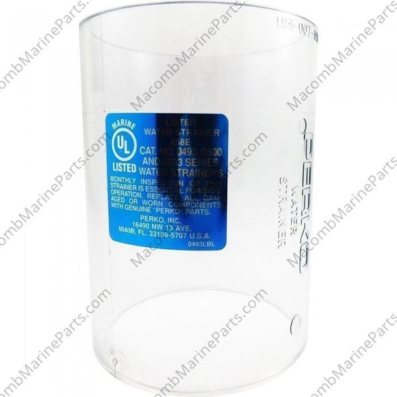 1 1/4 in. Strainer Transparent Cylinder | Perko 049300799C - MacombMarineParts.com