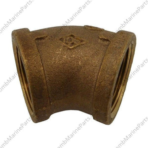 Pipe Elbow Bronze 45 Degree - 1-1/4 inch | ACR Industries 44-186 - MacombMarineParts.com
