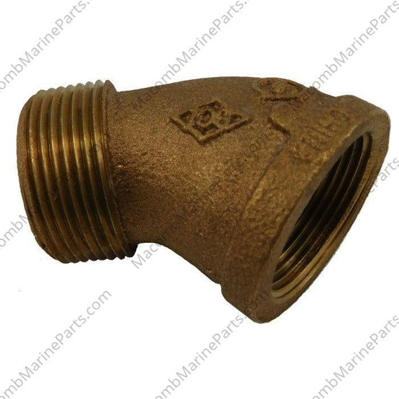 Street Elbow Bronze 45 Degree - 3/8 inch | ACR Industries 44-202 - MacombMarineParts.com