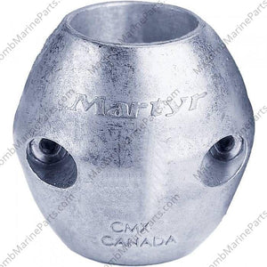 1-1/8 inch Aluminum Streamlined Shaft Anode | Martyr CMX04AL - MacombMarineParts.com