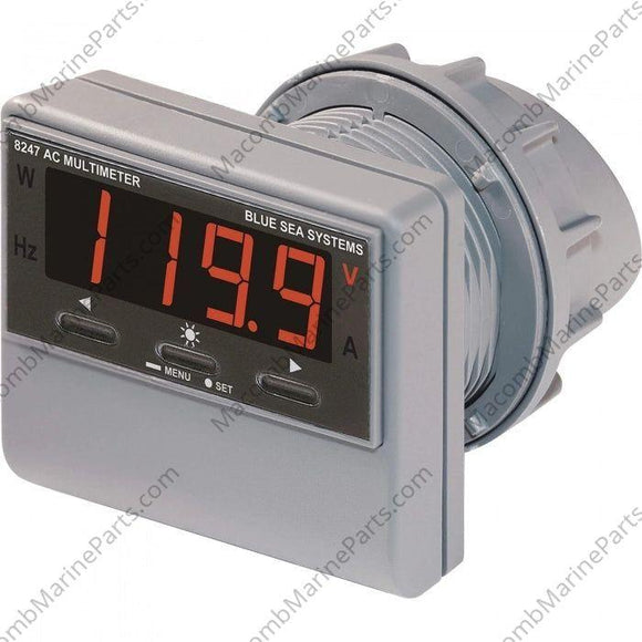 AC Digital Multimeter With Alarm | Blue Sea 8247 - MacombMarineParts.com