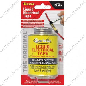 Black Liquid Electrical Tape - 4 oz. | Star Brite 084104B - MacombMarineParts.com