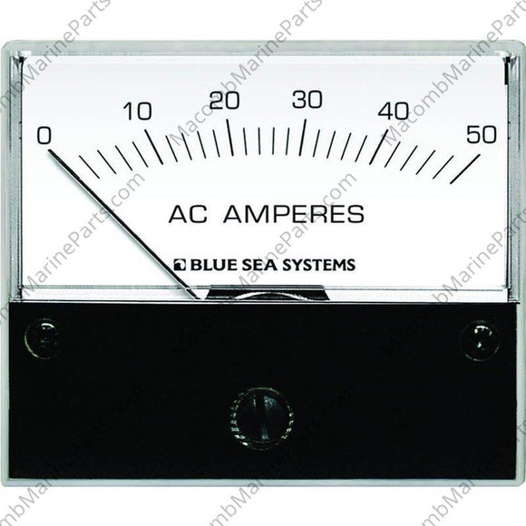 Blue Sea  0-50 Amp Ac Analog Ammeter 9630 - MacombMarineParts.com