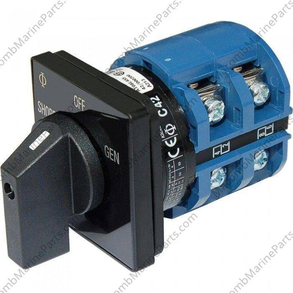 Blue Sea 65 Amp 2 Position AC Rotary Switch 9011 - MacombMarineParts.com