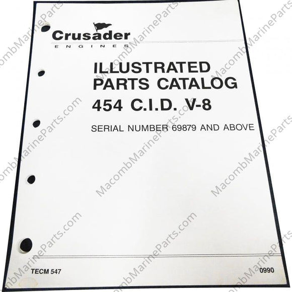 C454 Parts Manual | Crusader Tecm547 - MacombMarineParts.com