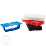 Scrub Pad Kit with Handle - Fine/Medium/Coarse | Star Brite 040023PW