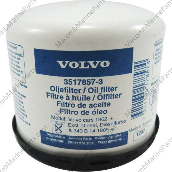 Engine Oil Filter | Volvo 3517857 - MacombMarineParts.com