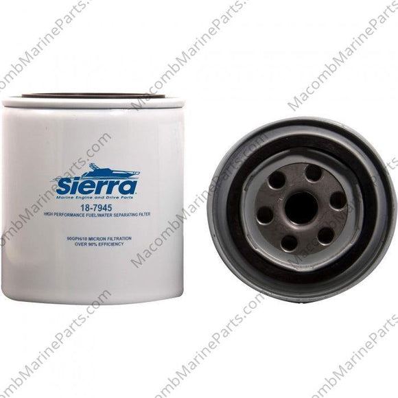 Fuel Water Separator Filter 10 Micron Long | Sierra 18-7945 - MacombMarineParts.com