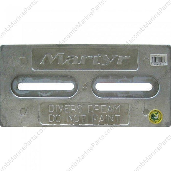 Hull Anode Divers Dream Magnesium 12 in. x 6 in. | Martyr CMDIVERM - MacombMarineParts.com