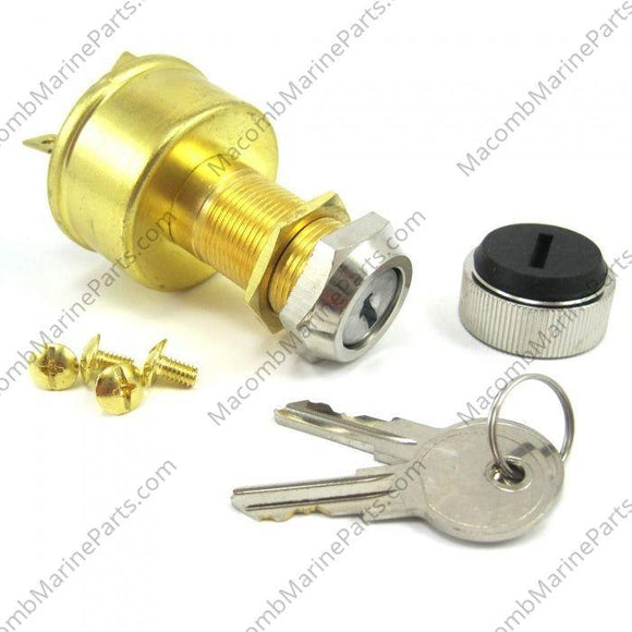 Ignition Switch Conventional Accessory-Off-Run-Start  | Sierra MP39070 - MacombMarineParts.com