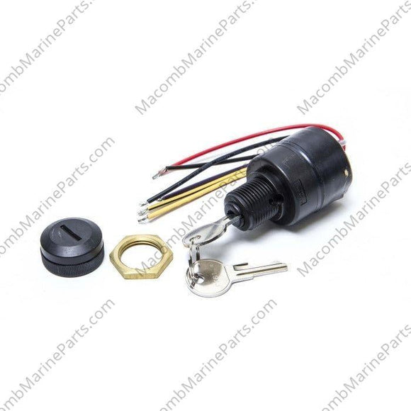 Ignition Switch Outboard without Push to Choke - 3 Position | Sierra MP41090-1 - MacombMarineParts.com