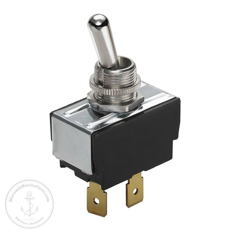 Whitecap Industries Brass Carling Toggle Switch Mom. On/Off S-90