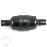 Vernatone Round Muffler 3 in. Inlet/Outlet | Centek 1000145 - MacombMarineParts.com