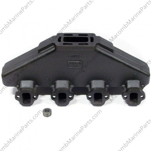 PCM Ford Small Block Exhaust Manifold | Pleasurecraft R028001 - MacombMarineParts.com