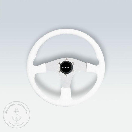 White Corse Boat Steering Wheel | Uflex USA CORSE-W/S