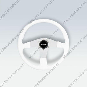 White Corse Boat Steering Wheel | Uflex USA CORSE-W/S - MacombMarineParts.com