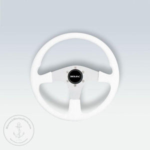 White Corse Boat Steering Wheel | Uflex USA CORSE-W/S