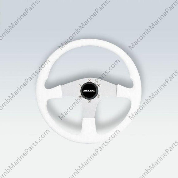 White Corse Boat Steering Wheel | Uflex USA CORSE-W/S - MacombMarineParts.com