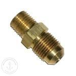 1/4" MNPT x 3/8" 45 Degree Flare Brass Anti-Siphon Valve | EVM A/S 161-B