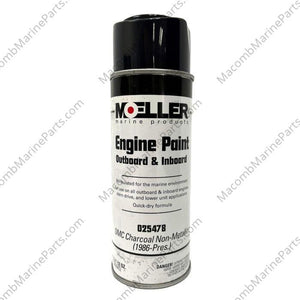 Spray Paint OMC Charcoal Non-Metallic | Moeller Marine 025478 - MacombMarineParts.com