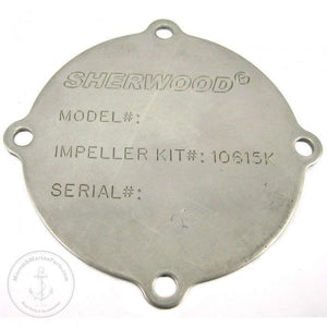 Stainless Steel Cover Plate | Sherwood 21120 - MacombMarineParts.com