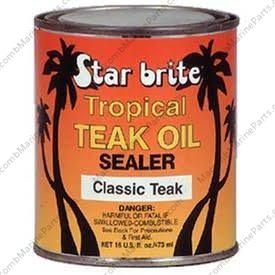 Star Brite Tropical Teak Oil Sealer Light 32 Oz 88032 - MacombMarineParts.com