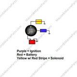 Conventional Marine Ignition Switch Off/Run/Start - 3 Position | Sierra MP39780 - MacombMarineParts.com