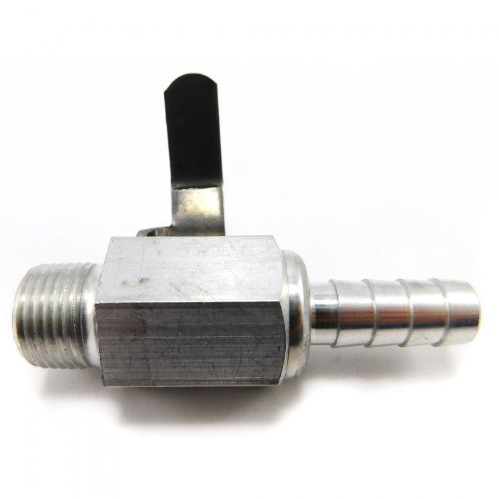 3/8-in. NPTF x 3/8-in. Barb Aluminum Fuel Shut-Off Valve | EVM S/V 130-3838 - macomb-marine-parts.myshopify.com