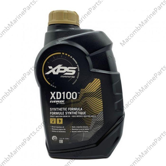 XD100 Synthetic 2-Stroke Engine Oil - 1 Quart | BRP 0779710 - MacombMarineParts.com