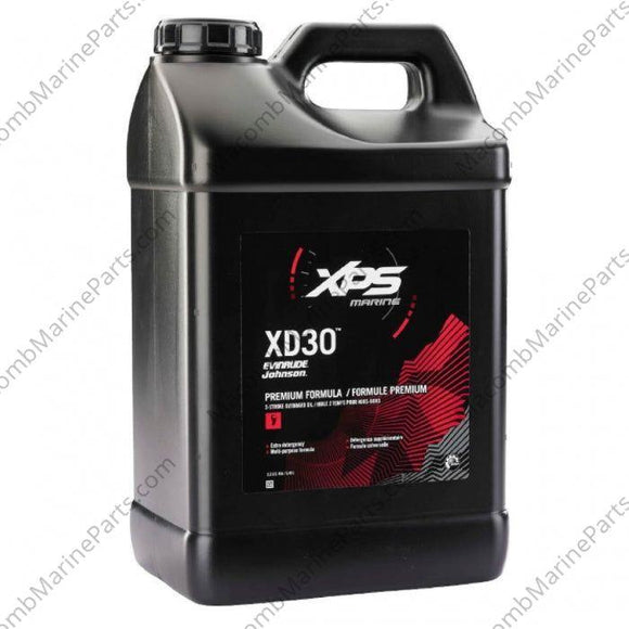 XD30 2-Cycle Premium Outboard Engine Oil 2.5 Gallon | BRP 779726 - MacombMarineParts.com