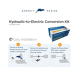 Hydraulic to BOLT Electric Conversion Kit | Bennett HYDBOLTCON - macomb-marine-parts.myshopify.com