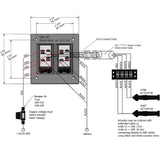 Standard Flat Rocker Switch - Single Station Application | Lectrotab SAF-SC - macomb-marine-parts.myshopify.com